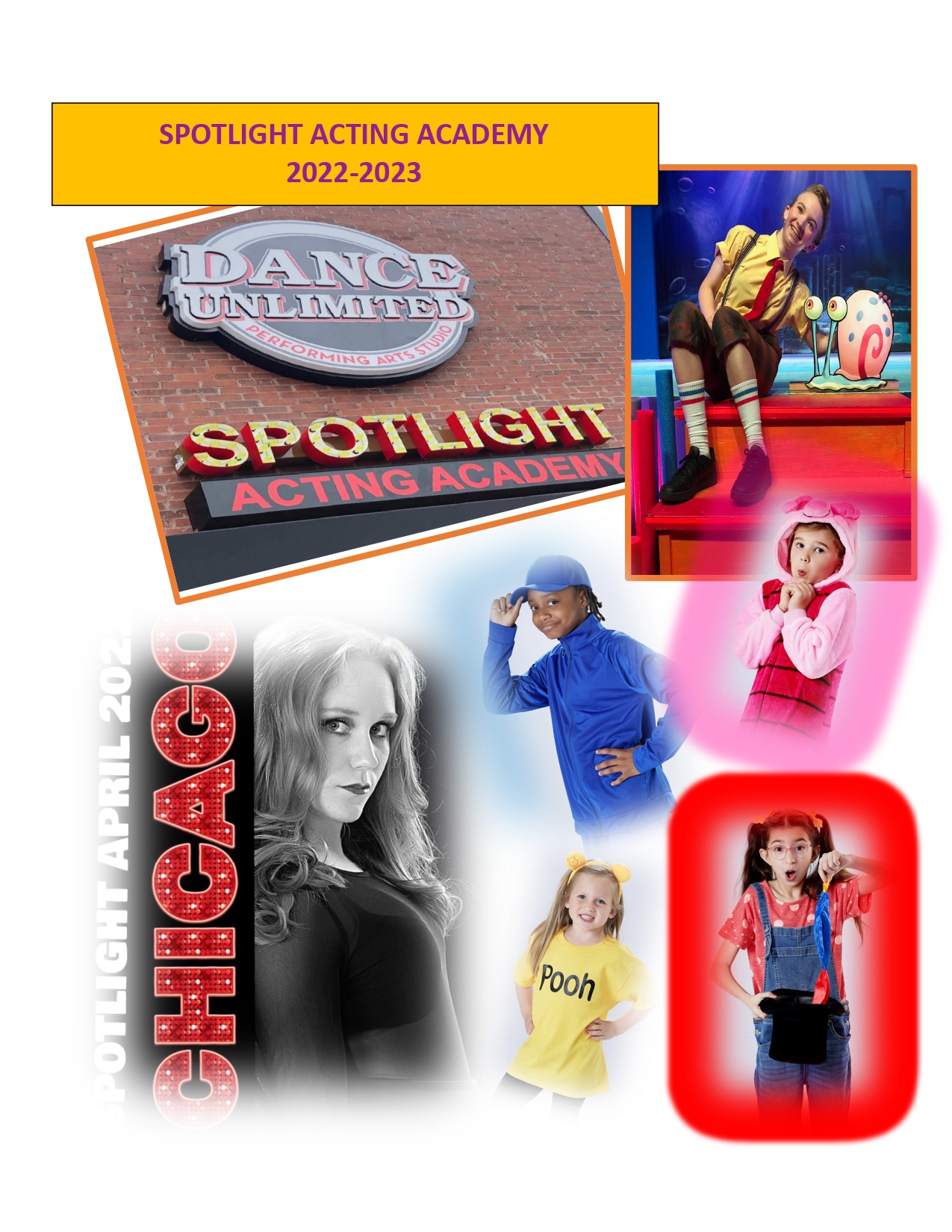 spotlight acting welcome pack